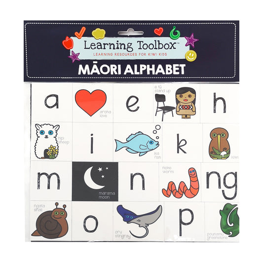 Magnetic NZ Māori Alphabet 40pcs